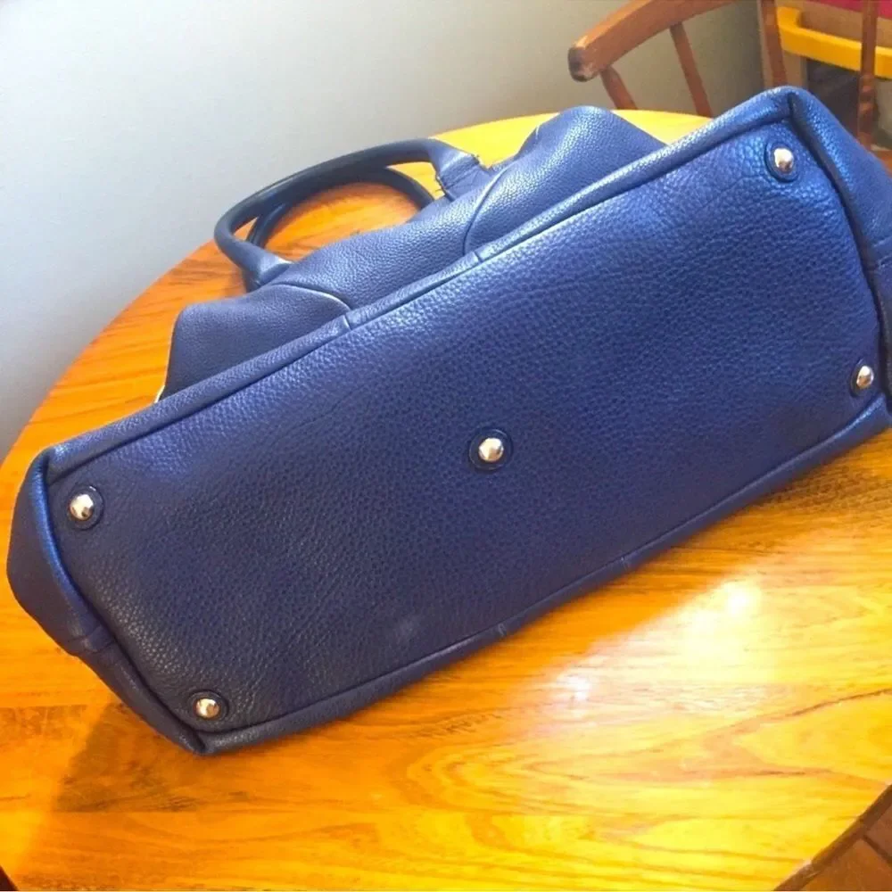 YSL Yves Saint Laurent Pebbled Leather Easy Shoulder Carry All Purse Bag LARGE - Picture 7 of 13